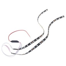 야간 사이클링 야외용 밝은 LED 조명 스트립 범용 내후성 컬러풀 스쿠터 조명 스트립, 01 As Shown