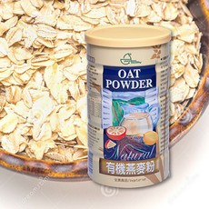 小瓢蟲生機坊元豪食品 有機燕麥粉 600g罐裝 沖泡飲品, 1個
