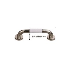 衛生間老人安全扶手 夜間發光, ABS 不鏽鋼防滑30白色, 1個