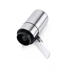 전기와인에어레이터 전기 와인 통풍기 조절식 텔레스코픽 휴대용 세척 가능 재사용 가능한 배터리 작동 하우스 디펜서, 1개, 없음