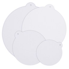 투명반구(뒷판) 하드보드지 종이판 공예 DIY재료 스노울볼 장식품 만들기, 투명반구(뒷판)-(소) 10개입, 1개