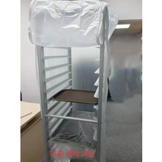 식판 반납대 스텐 오븐 퇴식 랙 다층 카트 선반 보관함 베이커리 식당용 커버, 1개, 스테인리스스틸 470 620x155mm 2줄