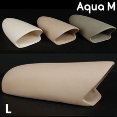 아쿠아엠 D형 산란상 모음 (100% 핸드메이드) / 열대어 물고기 관상어 산란상 은신처 놀이터 수족관 어항 수조 장식품 사료 먹이 구피 코리 안시 비파 플레코 시클리드 쉬림프, 브라운, 1개