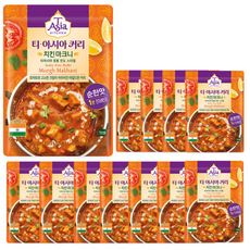 티아시아 치킨마크니 커리 / 티아시아 커리 즉석카레 간편식 전자레인지용, 12개, 170g
