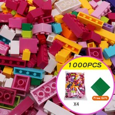 DIY 레고호환 블록 벌크 세트 클래식 브릭 조립 어린이용 교육 완구 1000 개, 1개, 1000PCS Girl