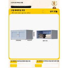 koryn 아이방붙박이장 여닫이 보관함 작은방, 다크네이비