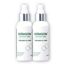 케라좀 원데이 문제성 발 풋스프레이 발각질제거제 120ml 2개, 1개