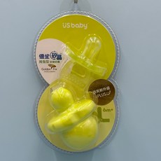 優生 US baby 矽晶安撫奶嘴 拇指型 S / L 綠色 / 青色, 1個, 青色L