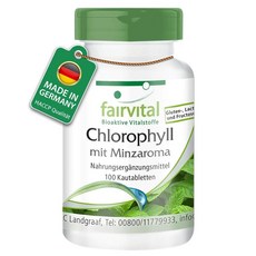페어바이탈 민트향 엽록소 3mg 100정 독일, 1개