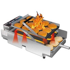 베이글 토스트기 카페 햄버거 그릴 조식 호텔 샌드위치 상업용 푸드트럭 대형 빵굽기, 햄버거 기계