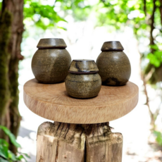 한국 전통 수공예 옹기 미니 3종 세트 인테리어 소품 데스크 장식 미니 오브제 홈데코, 미니꼬마옹기 3종, 1개