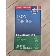 포뉴 NI 철분 2개월분 카제로템 철분제 임산부 비헴철 영양제, 60정, 1개