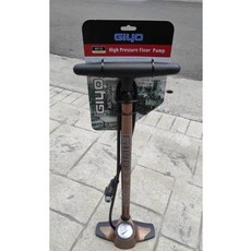 GIYO GF-12 台灣製造超高壓直立打氣筒 260psi 專打單車管胎 重機機車, 1個, 銀色/古銅色