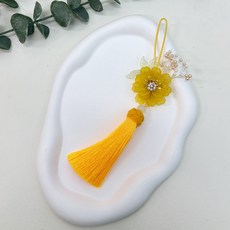 동백꽃 한복 노리개 소품 보자기 포장