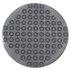 리쿠 발매트 욕실 미끄럼방지 발씻는 매트, 그레이, 1개, 1개입