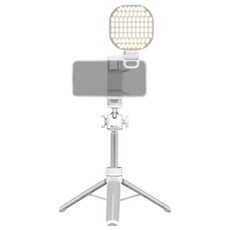 라이트밸런스 스냅라이트 프로팩 삼각대 세트 유튜브 촬영 조명 방송 영상 방송용 미니 핸드폰 조명, 1개, 스냅라이트 SL-750+SS-6521+QC-96_화이트