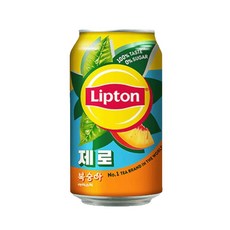 립톤 아이스티 복숭아 뚱캔 355ml 24개