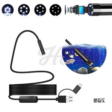 스마트폰 에어컨 내부 검사 LED 카메라 고급형, 1개