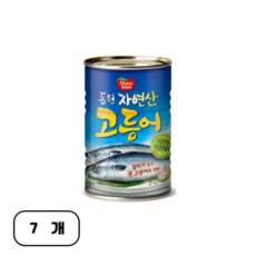 동원 고등어 원터치 통조림, 400g, 7개