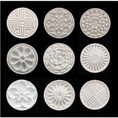 절편 떡만들기 떡도장 떡살 떡모양스템프 10종 택1, (대) 수선화