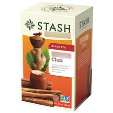 스태쉬티 프리미엄 차이 블랙 & 그린 티, 1.8g, 18개입, 18개입