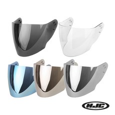 HJC CH-5 쉴드 (HJ-12) 홍진 CH5 헬멧용 YJ-02 클리어쉴드 칼라미러쉴드 UV코팅 바이저, 클리어(라이트스모크)