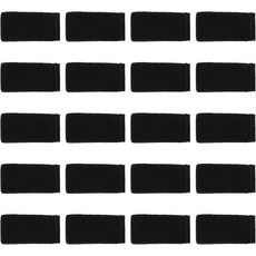 마보르 20PCS 벨트 키퍼 듀티 벨트용 탄성 폴리에스터 루프 백팩 스트랩 홀더 안전하고 내구성이 뛰어난 정리함블랙