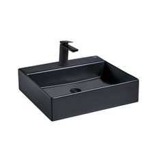 OVO 臉盆 L6486S 黑色檯面式陶瓷盆, 詳見包裝