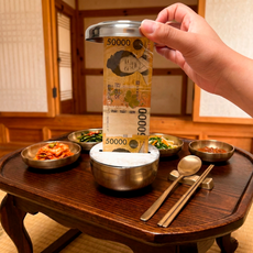 꼼지락 용돈이벤트 용돈박스 명절 가족모임 환갑 든든 용돈공깃밥, 1개, 혼합