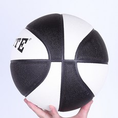 籃球 5號6號7號 訓練學生比賽街頭戶外用球, 1個, 黑白,五号篮球(青少年用)