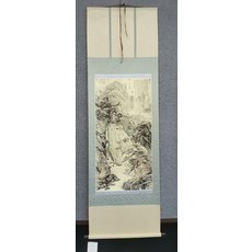 國畫 明 沈周 廬山高圖 藝術微噴高清複製 畫芯宣紙, 參考詳情頁