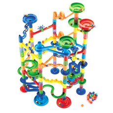 입체 놀이학습 구슬레일 조립블록 108pcs 구슬놀이 어린이과학 창의력 유치원교구, 1개