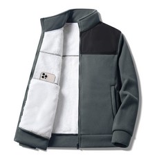 2026新款戶外保暖四面彈複合搖粒絨立領內膽夾克 - 男女款百搭登山旅行上衣