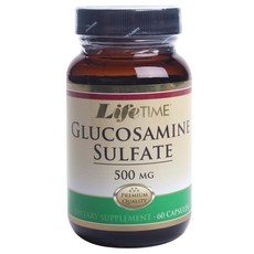 LifeTIME 葡萄糖胺膠囊 500mg, 1個, 60 件