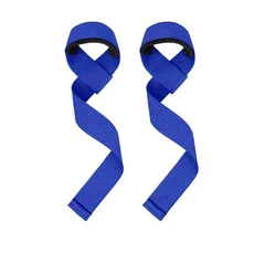 2PCS 역도 스트랩 미끄럼 방지 실리콘 팅 손목 강도 훈련 데드 트 크로스 피트 핸드 그립 지원, deep-blue, 1개