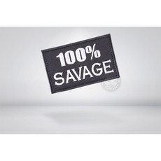 RST 紅星 電繡臂章 100% SAVAGE, 1個