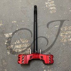 CJ Ebike 電動車前叉 T post 27/30/33 微型電動車三角台三星柱, 紅 Red,27mm, 1個