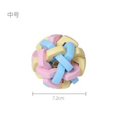 강아지 LED공 공 야광 블랙 화이트 씹는 이중층두꺼운안감 공던지기 축구공 앤 딸랑이공 소, 1개, K. 색상 장난감 공