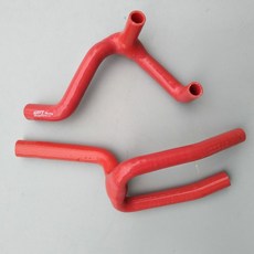 2PCS 실리콘 라디에이터 호스 키트 Husqvarna CR125 FIT 2000-2013 07 2008 01 02 03 04 05 06, 04 WHITE, 01 CHINA