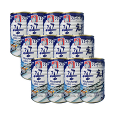 강구나루 꽁치 통조림 400g x 12개 업소용 조림 찌개 캠핑 자취