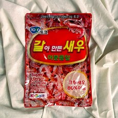 [유천낚시] 토코 갈새우 오분콩알 갈아 만든 새우 민물 붕어 떡밥 미끼, 1개