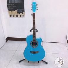 北烏/原聲 ULTRA 彩色吉他 B-236 40吋 缺角 藍色 民謠吉他 木吉他, 1個