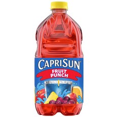 카프리 선 과일 펀치 맛 주스 블렌드 64단위온스, Capri Sun 과일 펀치 맛 주스 음료 블렌드 1., 1.9L