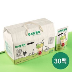 주스의정석 양배추사과즙 유기농 양배추즙 사과즙 100ml (30팩 1박스)
