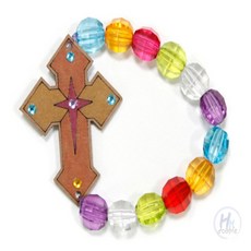 더블H샵 비즈팔찌 만들기 십자가