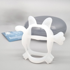 마마스템 잼잼몬스터 타이거 아기 신생아 손목치발기 백금실리콘 KC SGS USA, 6.퓨어(반투명), 1개, 케이스 포함