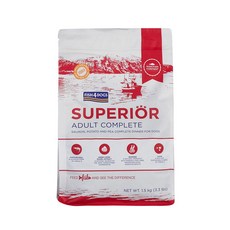 海洋之星FISH4DOGS 強化升級配方(成犬)小顆粒 優質魚肉蛋白 呵護腸胃 Omega-3滋養毛髮, 海鮮, 75g, 1袋