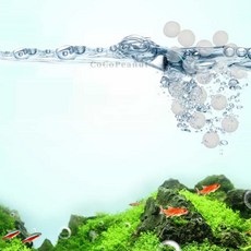 코코피넛 어항 여과재 세라믹링 조경용자갈, 미니세라믹볼420g+망