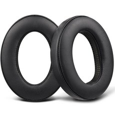 SOULWIT 교체용 이어패드-호환 젠하이저 HD599 HD598 HD595 Game Zero G4ME Zero PC37X PC38X PC350 1쌍, Lambskin, Black, 1개
