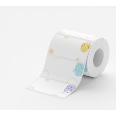 可愛企鵝造型標籤貼紙 40*20mm 320張/卷 B21S/B21/B1/B3S適用, 1個, 1個裝